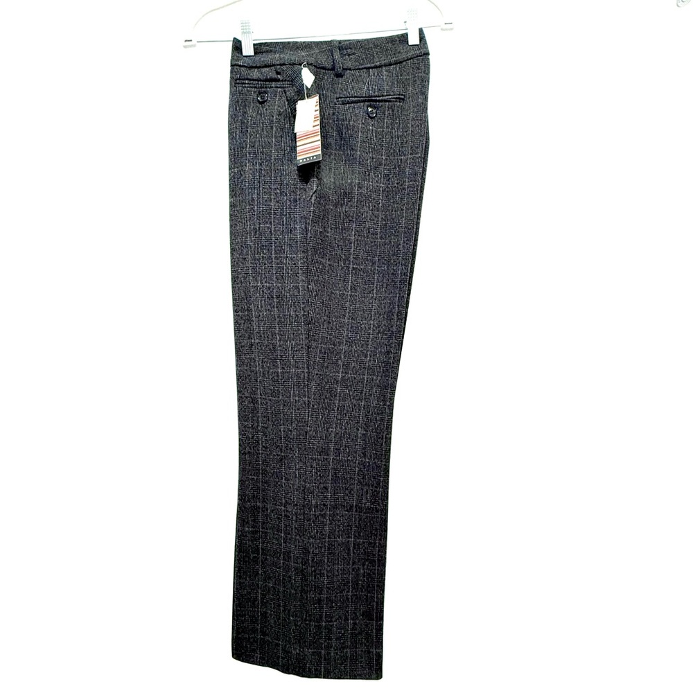 NWT. Dalia Dark Gray Striped Petite Dress Pants, size 12P